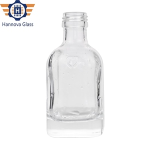 100ml Super Flint Empty Spirit <strong>Mini</strong> Wedding Glass <strong>Bottle</strong> for Rum Whisky - Product Image 6