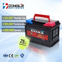 Dongle OEM démarrage des véhicules européens sans entretien SMF 57220 12v 72ah batterie de voiture au plomb