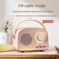 Mini rétro 5.0 haut-parleur Audio sans fil Portable 1pc pour téléphones mobiles MP3/4 3D Radio FM TF carte U caractéristiques de lecture de disque