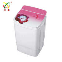 Lave-linge compact portable 200W à cuve unique, mini laveuse électrique pour sous-vêtements, chaussettes, vêtements de bébé, usage domestique