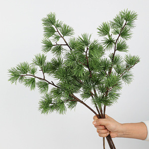 Agujeros de Pino <span class=keywords><strong>Artificiales</strong></span>, Ramas de Pino de Plástico, Decoración de Plantas Verdes para Hoteles, Salones de Té, Estudios y Paisajismo - Product Image 3