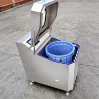 Commerciële gemotoriseerde centrifugale ontwateringsmachine voor gemengde vruchten, groenten, aardappelchips, water/olie verwijdering 300-500kg/u