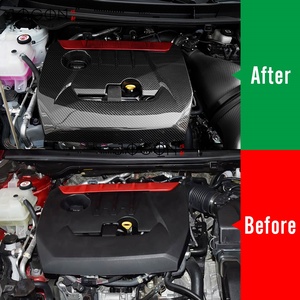Cubierta de Protección del Motor de Repuesto para Toyota <span class=keywords><strong>GR</strong></span> <span class=keywords><strong>Yaris</strong></span> 2025+ y <span class=keywords><strong>GR</strong></span> Corolla 2023+, Panel de Fibra de Carbono Real para el Compartimento del Motor, Acabado Exterior - Product Image 3