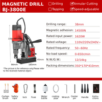 Perceuse magnétique horizontale portable BJ-3800E, 38 mm, vitesse variable, compacte, pour le perçage annulaire, directement de l'usine