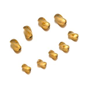 الفولاذ المقاوم للصدأ أنبوب طويل الملتوية حبة فضفاض الخرز الخرز لصنع المجوهرات ديي أساور قلادة اللوازم بالجملة - Product Image 4