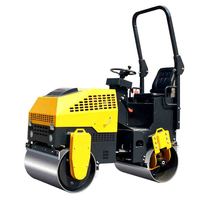 Compacteur routier robuste pour l'industrie de la construction, 12 tonnes, 14 tonnes, à tambour unique, avec siège, prix