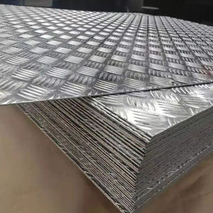 4mm 금속 체커 플레이트 공장 3004 5086 5083 3003 미끄럼 방지 체크 무늬 양각 합금 강철 체크 무늬 시트 판 - Product Image 4
