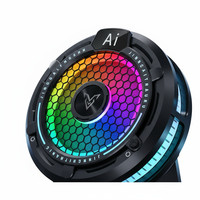 Refroidisseur de téléphone U-JIE F47 RGB avec contrôle de température IA, affichage numérique portable, radiateur de téléphone portable en ABS, support magnétique pour le gaming