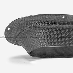 Lightweight Pre-preg Dry Carbon Fiber <b>Hood</b> Air Vent OEM Fit For Ferrari F8 Supercar <b>Engine</b> Cover Trim Parts - Product Image 3