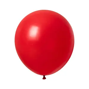 ALO 18英寸批发大实心乳胶透明透明红金圆形情人节气球情人节装饰气球套装