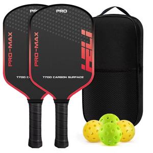 Maßgefertigtes Carbon-Fiber Pickleball-Schläger-Set mit Eigenem Logo, 2 Schläger-Pack, Pickleball-Schläger mit Individueller Tragetasche - Product Image 2