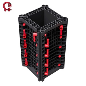 Coffrage carré réglable en <span class=keywords><strong>plastique</strong></span> HLM pour la construction de murs en béton - Haute résistance, montage facile - Product Image 6