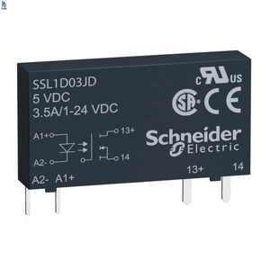 Relé de Estado Sólido Ssl1d03bd, Serie Harmony, Carga Máxima 3.5 A, 24 V CC, Control 30 V, Montaje, SPST - Product Image 1