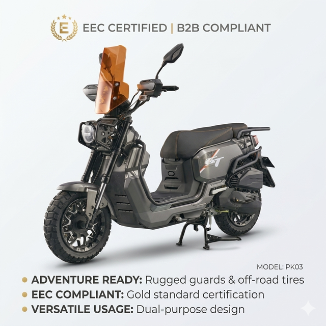 New Arrival 125.6ml Euro 5 Gasoline Scooter with 5.3KW Power 7.3L Fuel Tank Disc/Drum Brake City Commuter Petrol Motorcycle ECU