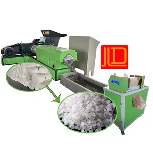 Pe Schuim Schroot Recycling Machine Geschuimd Pe Plastic Recycling Extruder Granulator Machine