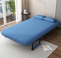 Sofá Cama Plegable Multifuncional de 2 Plazas para Sala de Estar de Tela al por Mayor del Fabricante