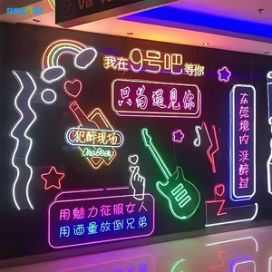 Enseigne néon LED murale personnalisée en acrylique et PVC, pour décoration de mariage, enseigne électronique, fabricant dropshipping - Product Image 3