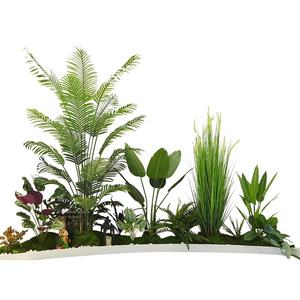 <span class=keywords><strong>ต้น</strong></span><span class=keywords><strong>กล้วย</strong></span>ประดิษฐ์ขนาดใหญ่ ตกแต่งภายในอาคารด้วยตาข่ายไหมไบโอนิค เหมาะสำหรับตกแต่งสำนักงาน บันได และจัดสวน - Product Image 5