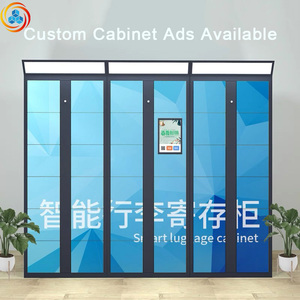Smart Electronic Luggage Lockers with Facial Recognition Fingerprint PIN Code-60 Compartments Assembled Durable Steel - Product Image 5