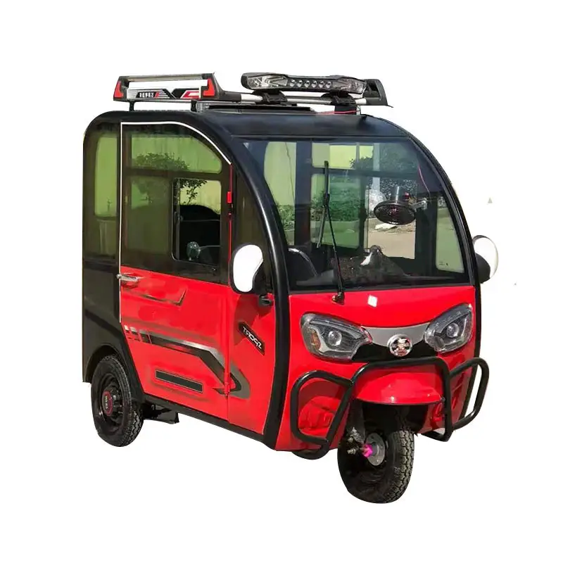 Precio barato adulto de 3 ruedas de bicicleta triciclo eléctrico Rickshaw para pasajeros