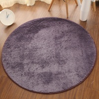 Moderner Minimalistischer Runder Teppich Bodenmatte Weicher Bettvorleger Wohnzimmer Couchtisch-Decke Zelt-Stuhlmatte