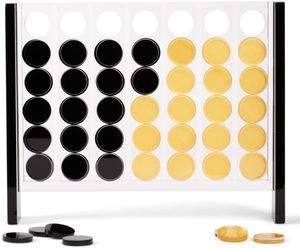 Jeu de société Connect Four en acrylique transparent de haute qualité, couleur personnalisée, logo sérigraphié, pour fêtes de famille, vente en gros - Product Image 4