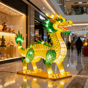فانوس التنين الصيني للتخرج والمعارض التجارية - ديكور أسطوري مصنوع يدويًا بإضاءة LED مع خيارات تصميم مخصصة - الأكثر مبيعًا - Product Image 4
