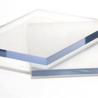 Plaque solide en polycarbonate transparent résistant aux chocs pour auvents et toitures en verre