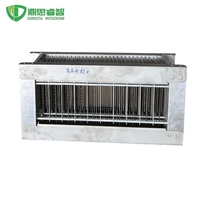 Panneau de précipitation électrostatique de taille personnalisable avec noyau moteur pour l'élimination des bactéries et le filtrage de la fumée dans les usines agroalimentaires 220V