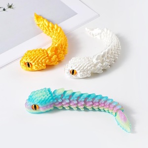 Wholesale 3D Printed <b>Mini</b> <b>Viper</b> Model Plastic Animal Toy Children OEM Customized Service Dinosaurs Series Unisex In-Stock Made - Product Image 4