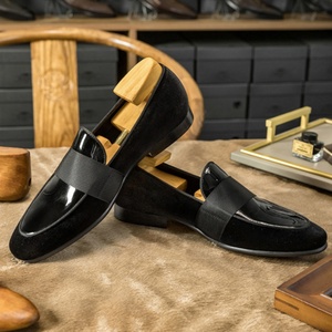 Chaussures habillées classiques à enfiler pour hommes, en cuir véritable, confortables et luxueuses, idéales pour le bureau, les occasions décontractées et les soirées – Collection Printemps – Offre Spéciale - Product Image 5