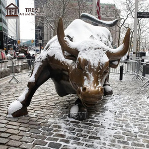 Suvineor of Bronze Wall Street Escultura <span class=keywords><strong>Chicago</strong></span> Charging Bull Estatua a la venta - Product Image 5