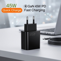 Adaptateur GaN 45W pour chargeur sans fil, outils électroniques, machine à laver le visage, approuvé par GS TVU CE SAA PSE KC ADAPTER