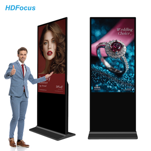 Pantalla de publicidad interactiva de señalización digital de pie con <span class=keywords><strong>sensor</strong></span> inteligente de 55 pulgadas - Product Image 1
