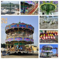 Carrousel Innovant à Double Étage Nova Rides Big Sea pour Parc d'Attractions, Manège sur Chevaux