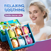 Set Bom Mandi Bunga Kering Herbal OEM Sadoer dengan Minyak Esensial untuk Pemutih, Melembapkan, dan Pembersihan Mendalam, 6 pcs