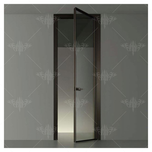 Ouverture <span class=keywords><strong>de</strong></span> <span class=keywords><strong>porte</strong></span> <span class=keywords><strong>de</strong></span> salle <span class=keywords><strong>de</strong></span> bain/toilette M366, <span class=keywords><strong>porte</strong></span> d'entrée moderne en Aluminium et <span class=keywords><strong>verre</strong></span> coulissant, en alliage d'aluminium - Product Image 2