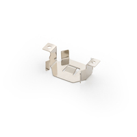 Support de pile bouton SMD LR44 |   Clip de contact à ressort pour pile bouton en bronze phosphoreux, nickelé, conforme RoHS