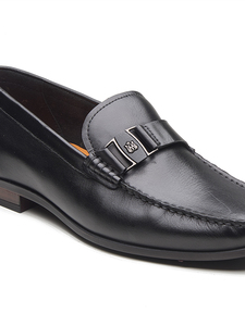 Mocasines de cuero con punta redonda, parte superior de cuero importado, forro de cuero DD y suela de TPR con lámina Ortholite de cuero. - Product Image 2