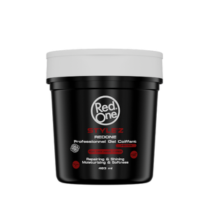 Redone Stylez Gel Coiffant Protéiné 483ml Fixation Forte Gel Coiffant Professionnel pour Cheveux Abîmés Format Économique Réparateur et Brillant - Product Image 2