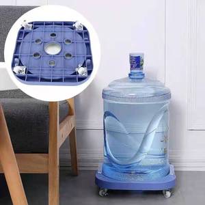 Gas Cylinder Mobile Bracket Universal Wheels <b>Kitchen</b> Storage Base Tray Liquefied Gas Cushion Height - Product Image 3