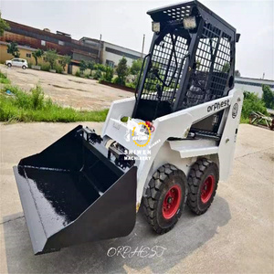 Mini chargeuse compacte de haute qualité utilisée à bas prix 99.99% chargeuse sur pneus Diesel de haute qualité à faible durée de travail moteur de base - Product Image 5