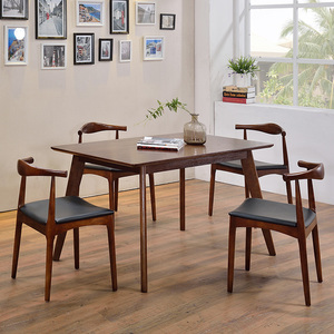 Đồ Nội Thất Bàn Ăn Giá Rẻ Bán Buôn Bộ Bàn Ăn Bằng Gỗ Cứng Tro Với 4 Ghế Đồ Nội Thất Gia Đình 1 Chiếc Bằng Gỗ Hiện Đại - Product Image 5