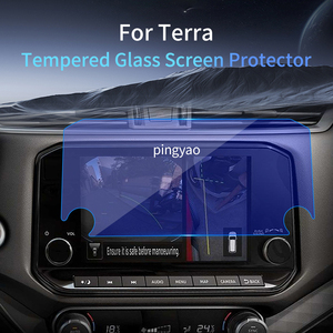 Adesivi per auto pannello digitale Carplay protezione dello schermo in vetro temperato pellicola protettiva accessori per veicoli per NISSAN <span class=keywords><strong>Terra</strong></span> 2024 - Product Image 2
