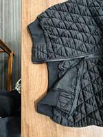 Blouson bomber matelassé léger pour femme, col côtelé, manches longues, fermeture éclair intégrale, manteau décontracté d'automne