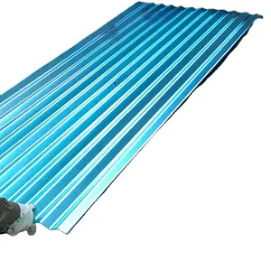 Z40-Z275镀锌屋面钢板卷彩色涂层PPGI PPGL波纹屋面钢板
