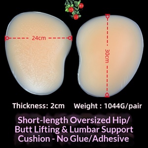 Cuscinetti in Silicone Autoadesivi a Vita Alta Senza Cuciture <span class=keywords><strong>per</strong></span> Ingrandimento Glutei, Riduzione <span class=keywords><strong>Pancia</strong></span> <span class=keywords><strong>e</strong></span> Protezione Coccige - Product Image 4