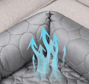 ที่นอนสัตว์เลี้ยงผ้าไหมน้ำแข็ง แผ่นรองเย็นสำหรับฤดูร้อน ป้องกันรอยขีดข่วน แผ่นรองเย็นสำหรับสุนัขและแมว แผ่นรองกันลื่น รองรับคาง สำหรับสุนัขพันธุ์เล็ก <span class=keywords><strong>ลูก</strong></span>สุนัข <span class=keywords><strong>ลูก</strong></span>แมว - Product Image 4