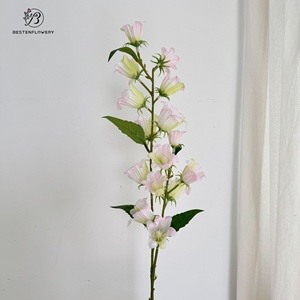 Flores de Campanula Artificiales de Seda Realistas de Tallo Largo y Alta Calidad para Decoración de Bodas, Florales Naturales, Nueva Llegada - Product Image 6