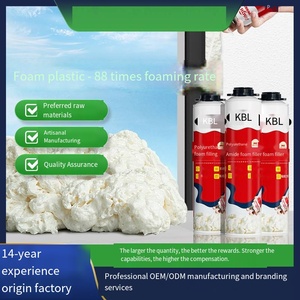 Échantillon gratuit de mastic en <span class=keywords><strong>mousse</strong></span> de polyuréthane, agent d'étanchéité pour portes et fenêtres, remplissage imperméable, adhésif d'expansion pour utilisation en transport - Product Image 6